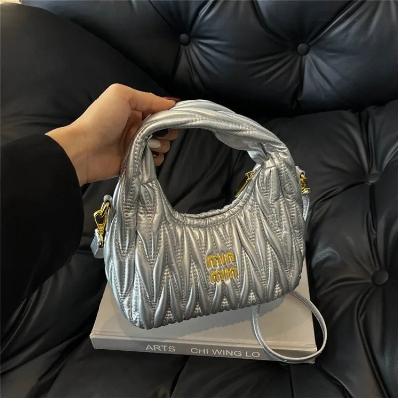 Unique Elegant Classic Diaper Bag Designer Paris Ladies Leather Handbag Shoulder Bag Commuter Solid Color