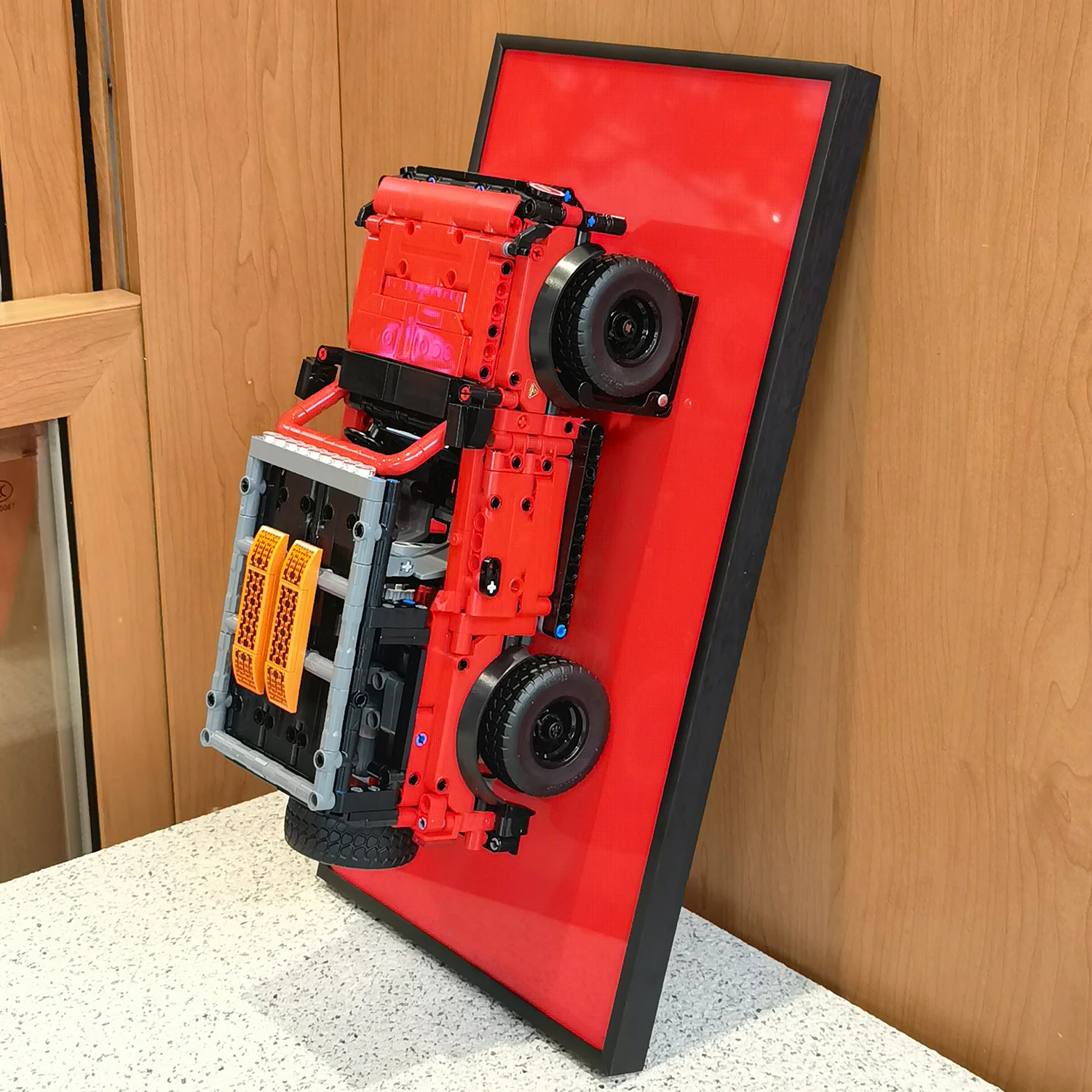 

Настенная панель для Lego Technic 42213, строительные блоки Ford Bronco, настенная рамка для предметов коллекционирования для взрослых (без автомобиля в комплекте)