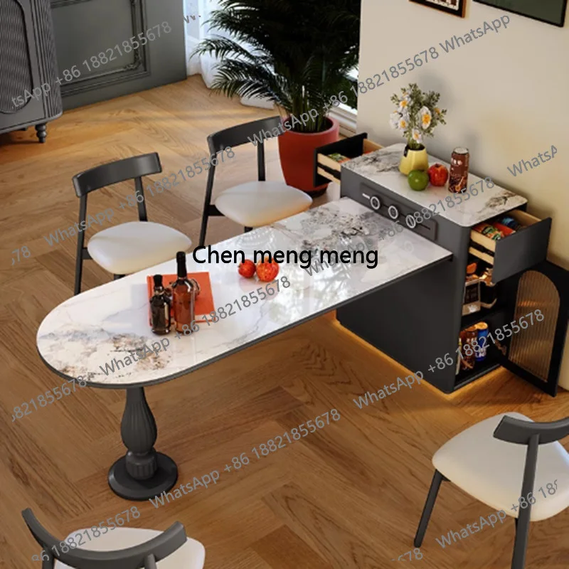 

Nordic Wall Dining Table Chairs Small Mini Garden Designer Dining Table Kitchen High Mesas De Comedor Living Room Furniture
