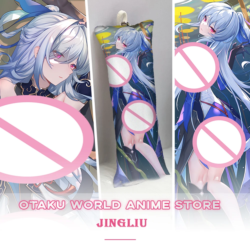 

Honkai Star Rail Jingliu Аниме Dakimakura Otaku 2-сторонняя подушка для обнимания тела с рисунком, милые подушки, Наволочки, постельное белье, Декор