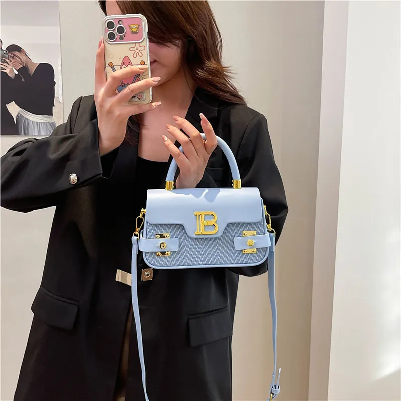 

2025 Macaron Square Bag, Multi-Color Shoulder Purse for Women, Textured Commuter Crossbody, Versatile Day-to-Night Tote