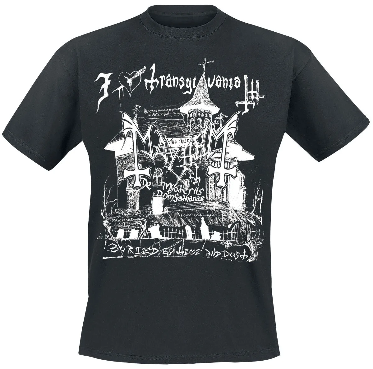 Mayhem Raw Black Metal Tee, Unisex Band Shirt, Ideal for Early Norwegian Black Metal & Dark Aesthetic Style