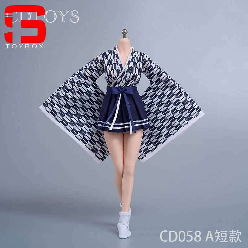 In Stock cdtoys cd058 1/6 Scale Female Witch Costume Kimono Clothes Model Fit 12'' Soldier Action Figure Body Dolls