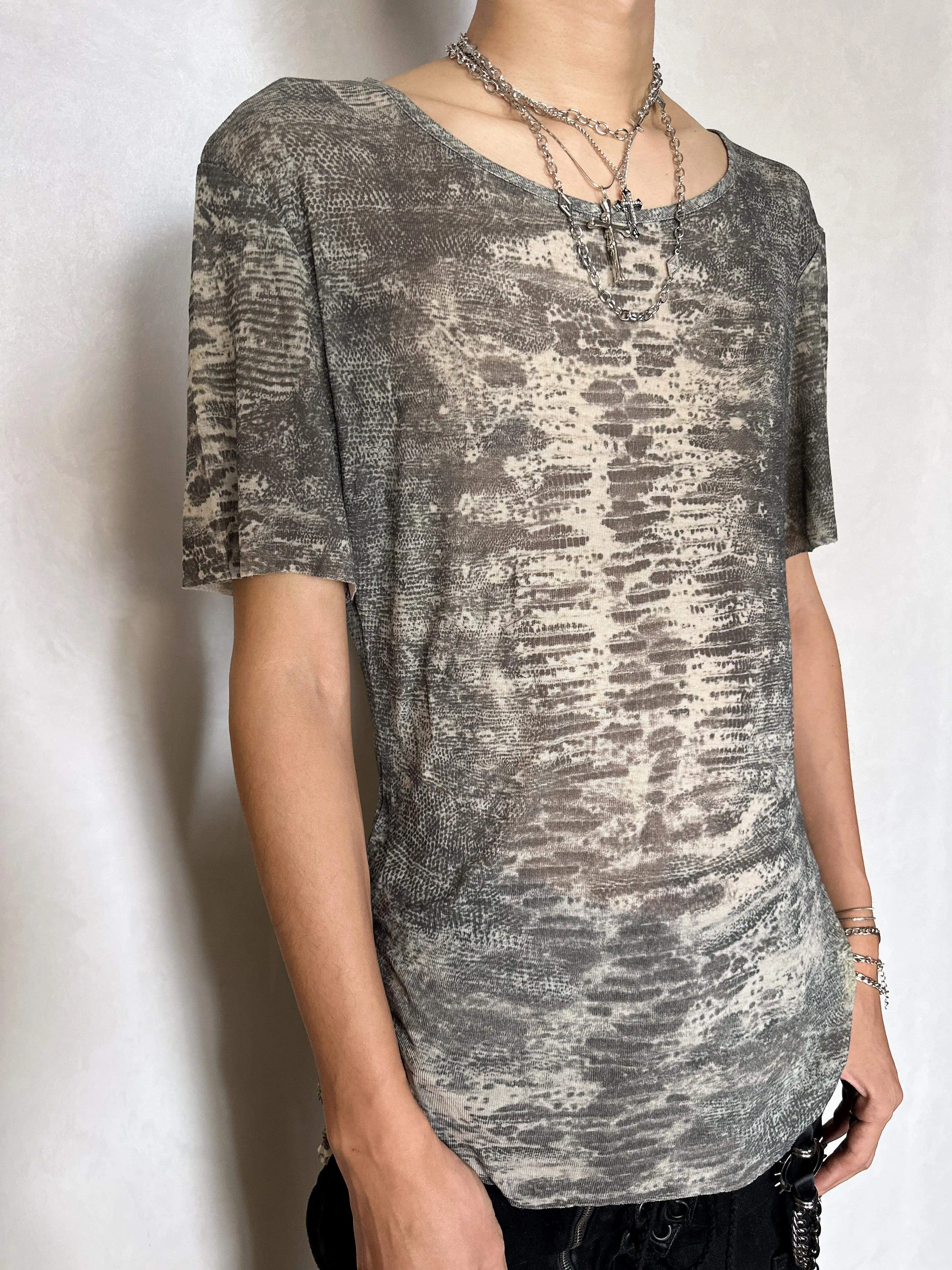 Ifsixwasnine pioneer dark python visual retro vitage subculture T-shirt