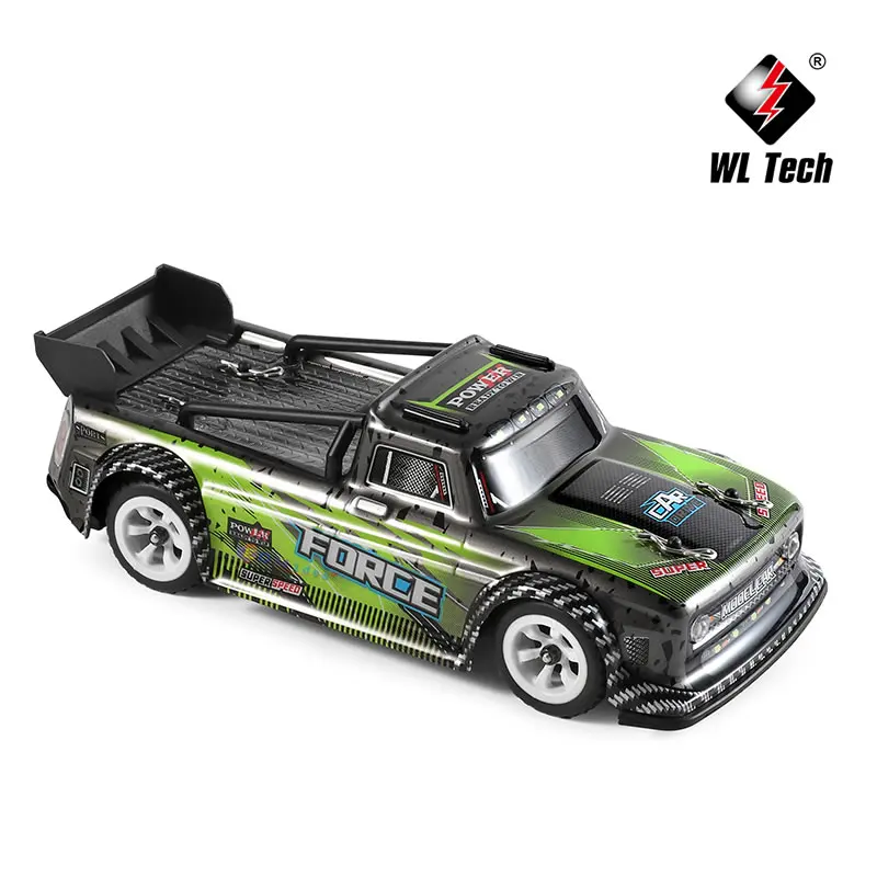 WLtoys WL 284131 1/28 4WD 2.4G Mini RC Racing Car High Speed Off-Road Remote Control LED Light Drift Alloy Truck Toys Kids Gift