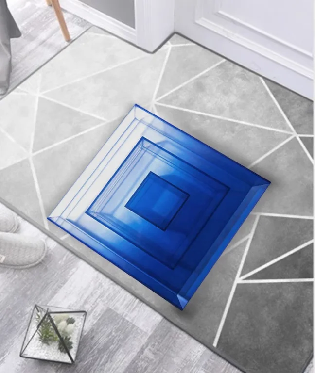 &# Customized  Acrylic  Teapot Wholesale Colored Side Table Blue Acrylic Furniturez