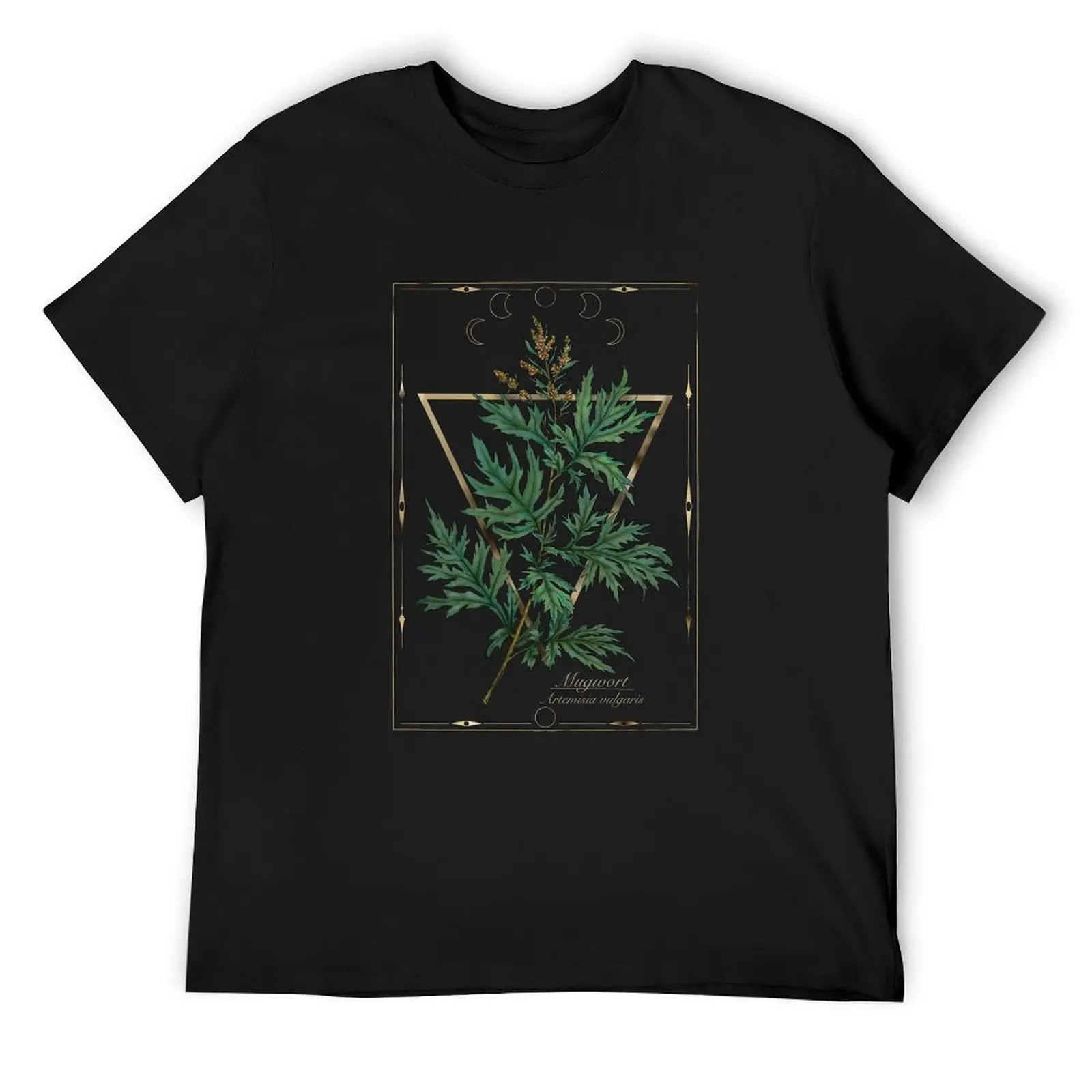 Mugwort. Magical herbs. T-Shirt summer tops custom t shirt customs mens cotton t shirts