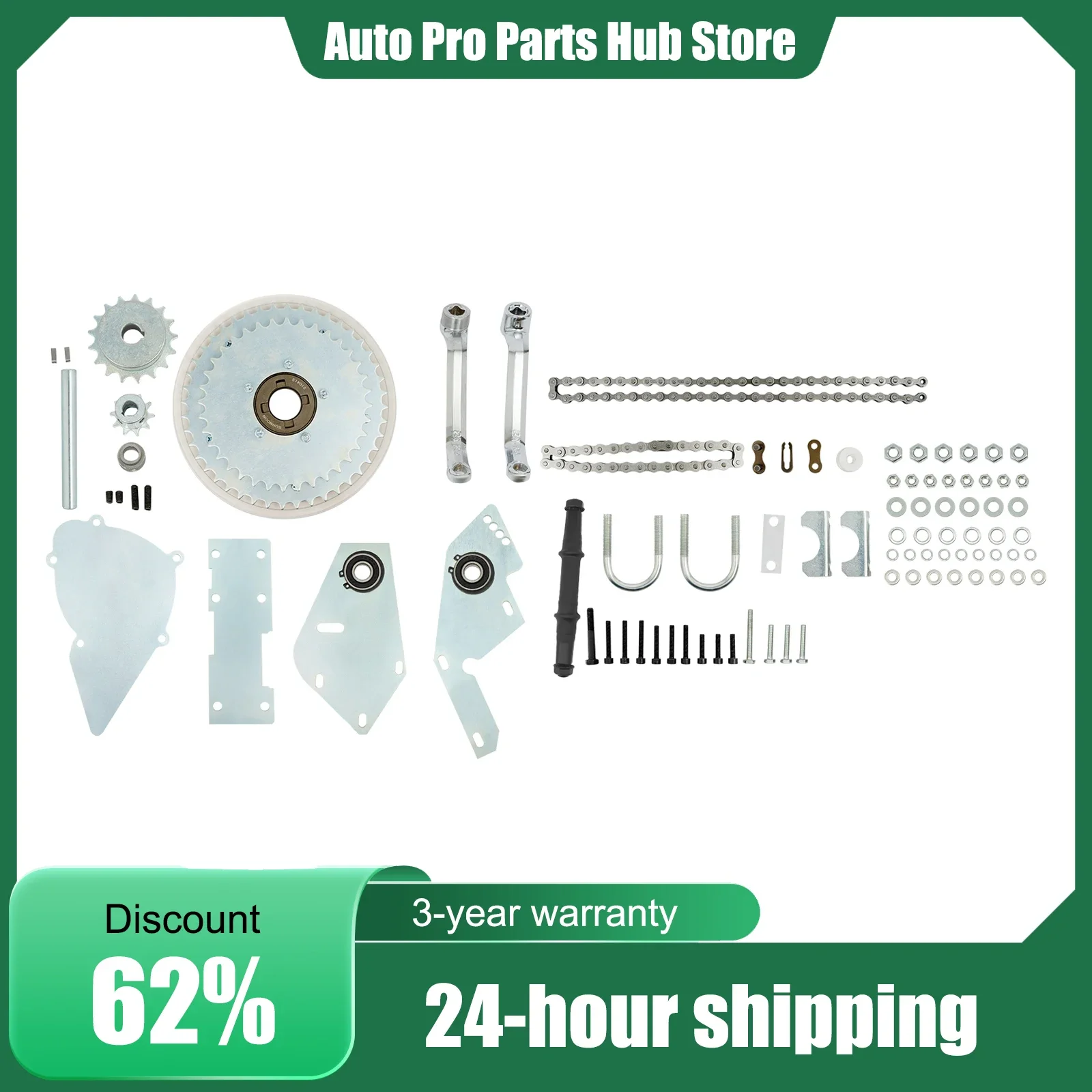 

2-Stroke 100cc Motor Engine Bike Jackshaft Kit, Gas Petrol Engine Kit, Gear lever kit, For Motorized Bicycle Cycle Bike