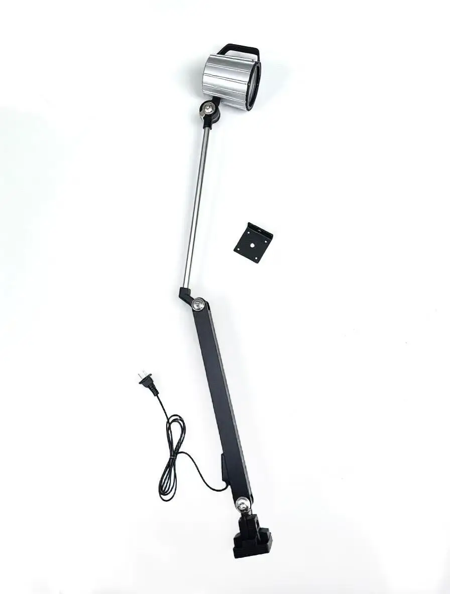 18W 220V Aluminum LED Work Light Plus Long Arm IP67 Waterproof CNC Lathe Light Machine Lighting Portable Industrial Lamp