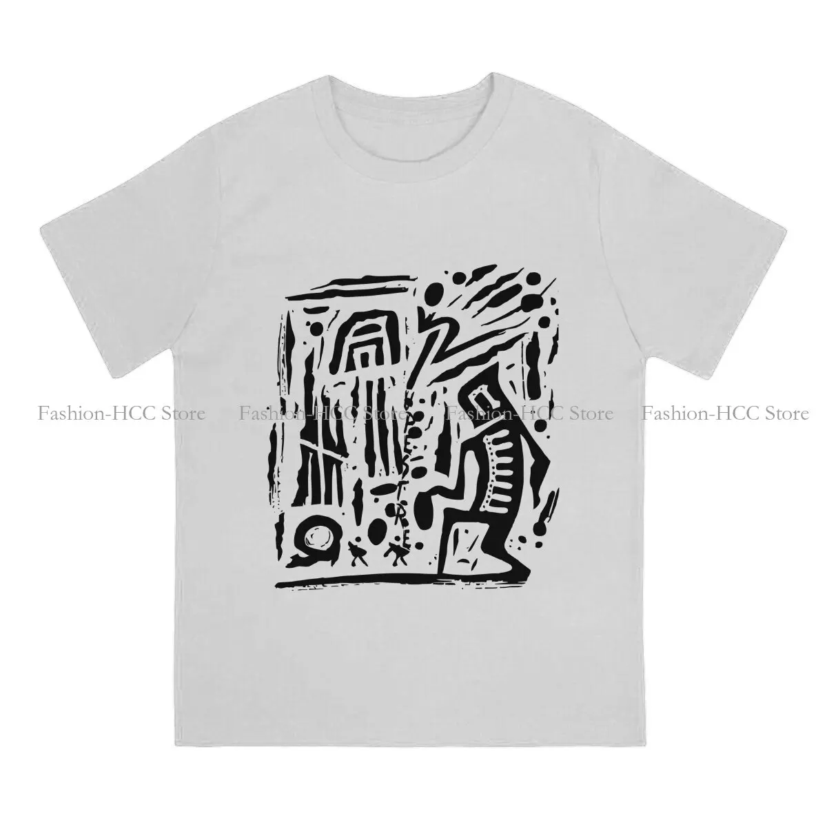 Petroglyphs Rock Art O Neck TShirt Kokopeli Original Polyester T Shirt Men Tops New Design