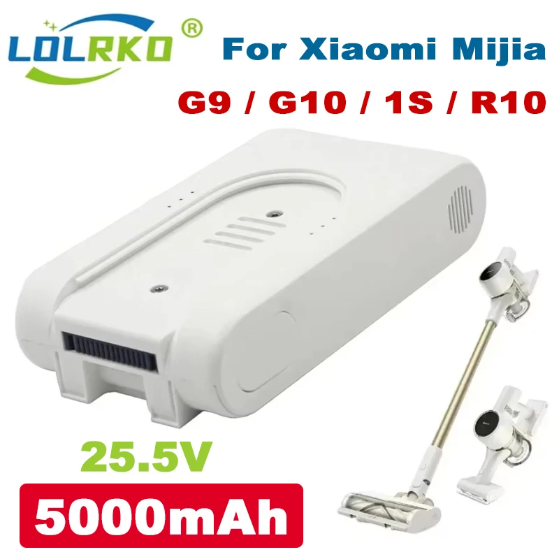 Neuer Upgrade-Akku mit 5000 mAh – für Xiaomi Dreame G9 G10 1S R10 Staubsauger,