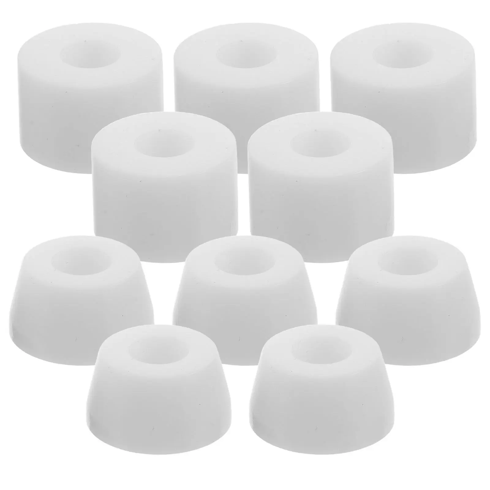 

10Pcs Skateboard Shock Absorbers PU Bushings for Quad Roller Skates Longboard Impact Protection Shock-Absorbing Pads Vibration