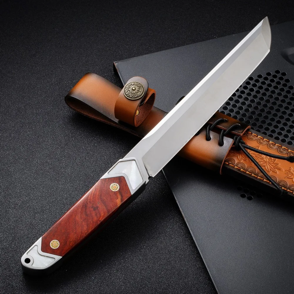 TRSKT M390 Janpan Camping Knife,Rescue Survival Knives,Hunting Tool Self Defense Offensive Edc Tool With Sheath Dropshipping