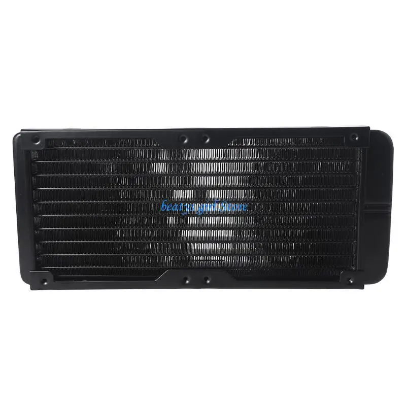 C7AB DIY Liquid Cooling System High-Density Fins 10 Row Aluminum Tubes Radiator 240mm