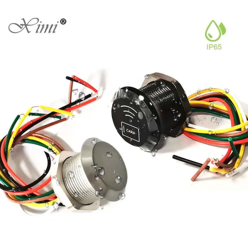 Zugangs kontrolle Mini Reader IP65 wasserdicht RFID 125kHz 13,56 MHz kleinster Kartens canner WG26 /34 Ausgang Wiegand Mikro kartenleser