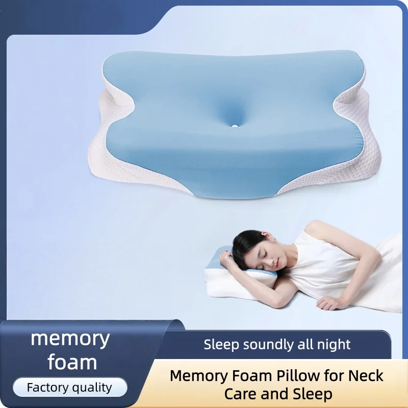 

Slow rebound memory foam pillow, suitable for hotels and home use, provides cervical support and promotes sleep.DR-091