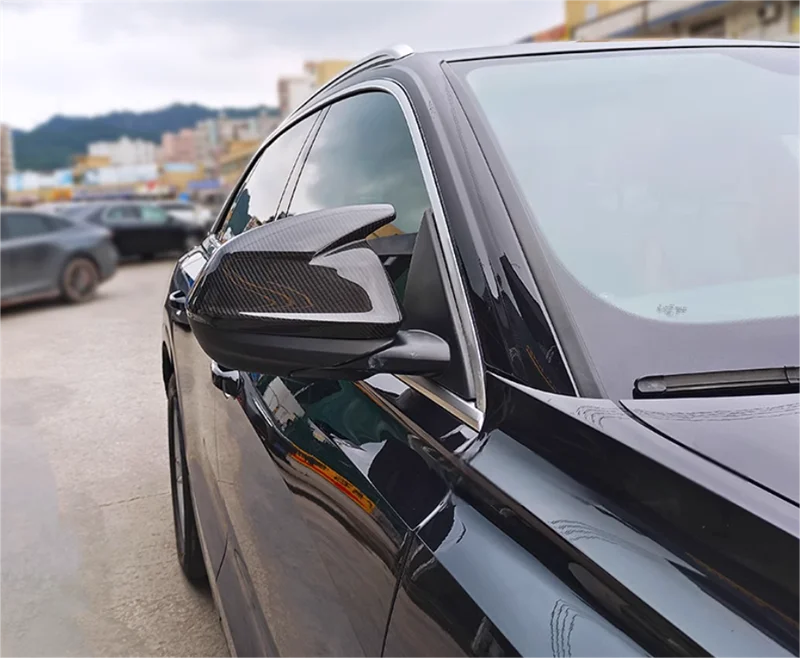 لأودي Q8/SQ8/RSQ8/لامبورغيني URUS 2018 2019 2020 2021 2022 2023 ReaI ألياف الكربون الجافة مرآة الرؤية الخلفية قذيفة سبويلر عدة