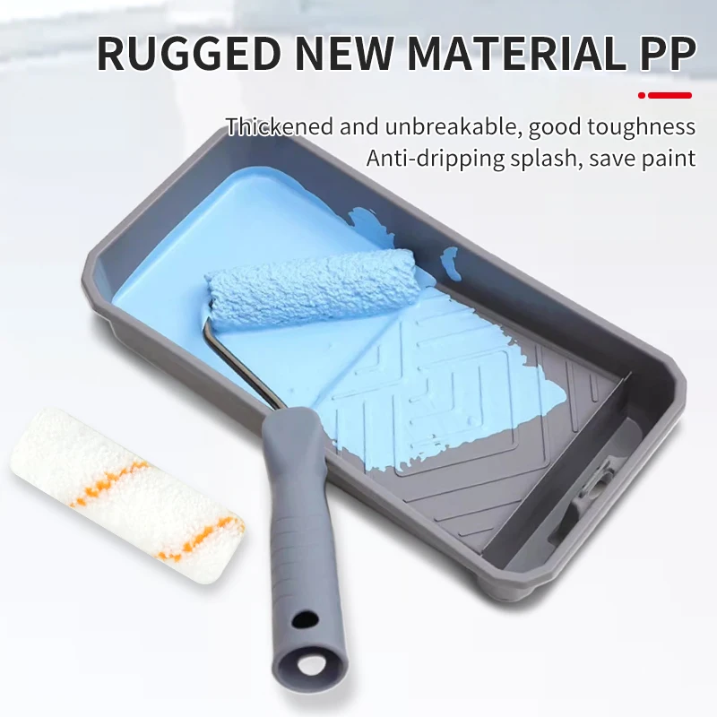 Complete Paint Tool Kit Includes Brushes, Rollers, Tray & More For Painting Home Wall Cabinets Doors Fences Ceilings