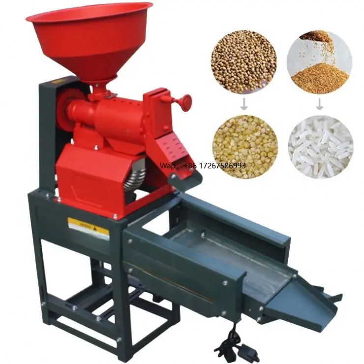 Multi-Functional Rice Milling and Seed Treating Machine Combined Vibrating Screen for Efficient Agriculture Processing