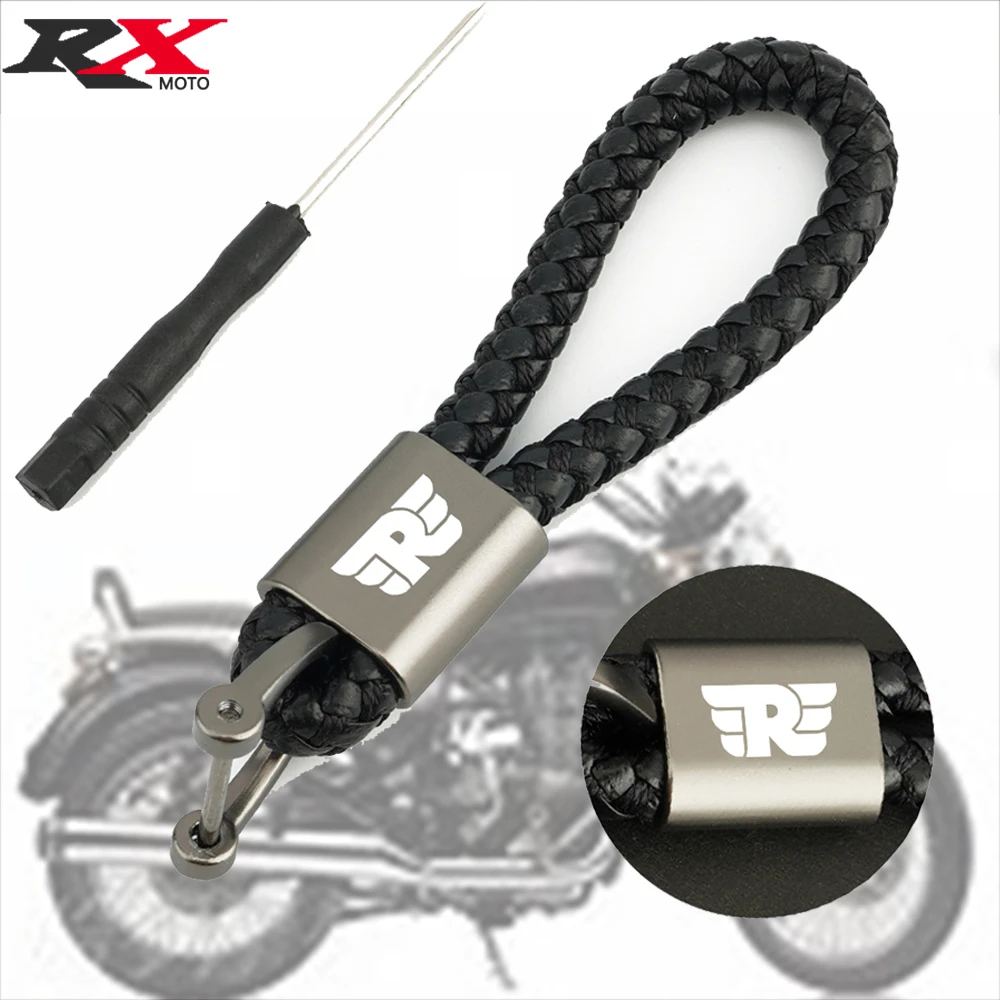 Alloy Keychain Keyring For Royal Enfield Bullet/Meteor/Classic 350 500 Interceptor 650 Continental GT 535 Himalayan 411 400