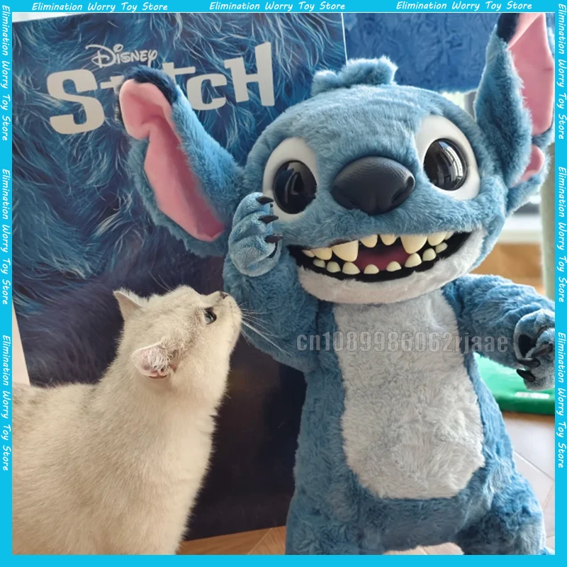 

Новый оригинальный Disney Stitch плюшевая фигурка куклы 16/28 см Kawaii аниме стежка рюкзак кулон кукла мягкий плюшевый брелок игрушка в подарок