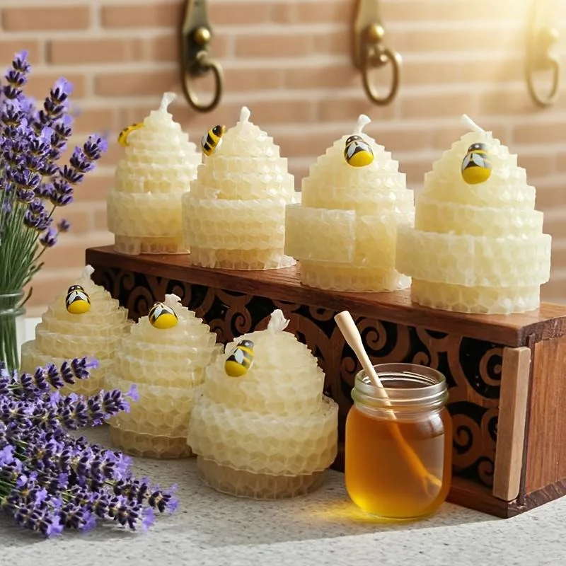 BeeswaxCandleSet 12pcs Hand-rolled White Beeswax Candles Luxury Wedding & Party Favors #PremiumScentedCandles 100% Pure Beeswax Candles Perfect Bridal & Baby Shower Gifts