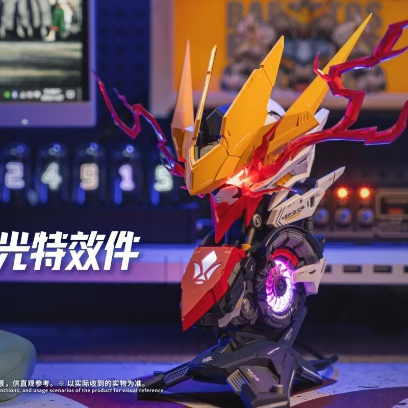 NIEUWE ALAYAVIJNANA Barbatos Buste Assembly Model Kit Lupus Rex Action Figure Multi Vorm RGB Licht Voice Afspelen Model Geschenken Speelgoed