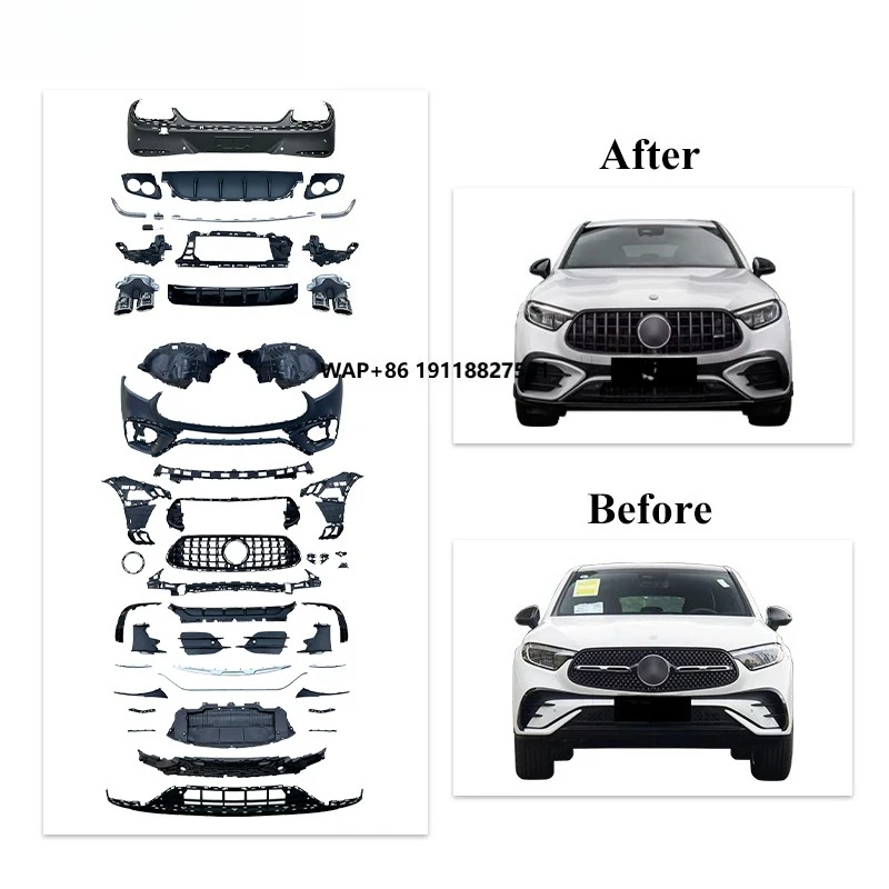 

CLY High Quality Car Body Kit 2024 for GLC Coupe Upgrade 43 AMG Body Kit Front Real Bumper Grill Diffuser