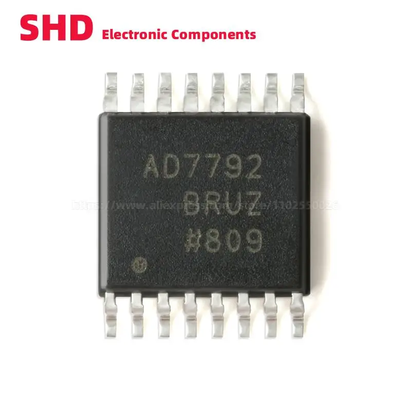 AD7792BRUZ-REEL AD7792BRUZ AD7792BRU AD7792 TSSOP-16 Analog to Digital Converters - ADC 2 Channel 16-Bit SD ADC SMD IC