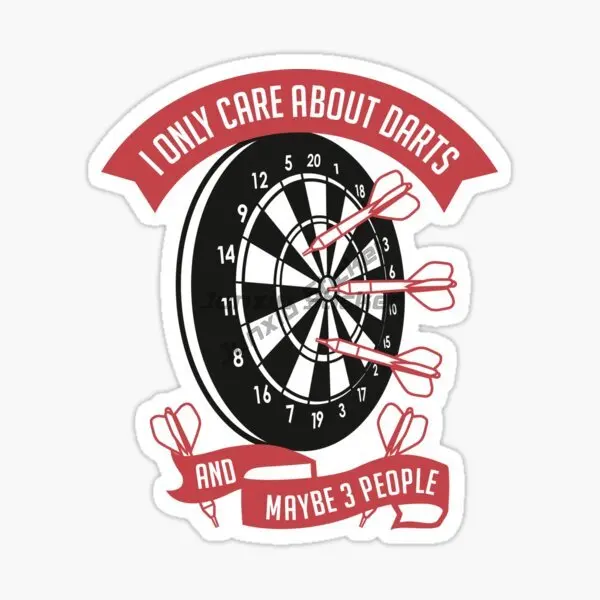 Darts Vinyl Waterproof Anti-UV Decal for Cell Phone Laptop Water Bottle Tumbler Boat Car Truck Window Kayak Bumper Sticker