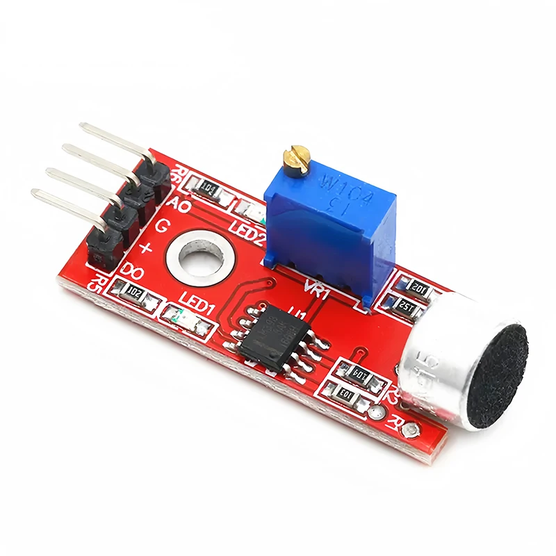 3pin Voice Sound Detection Sensor Module KY-037 High Sensitivity Microphone DIY Intelligent Smart Vehicle For Robot Car