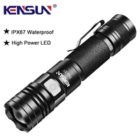 Powerful LED Flashlight Portable Hand Lantern Waterproof 5 Modes Zoom Torchlight Super Bright Torch USB Rechargeable Emerency