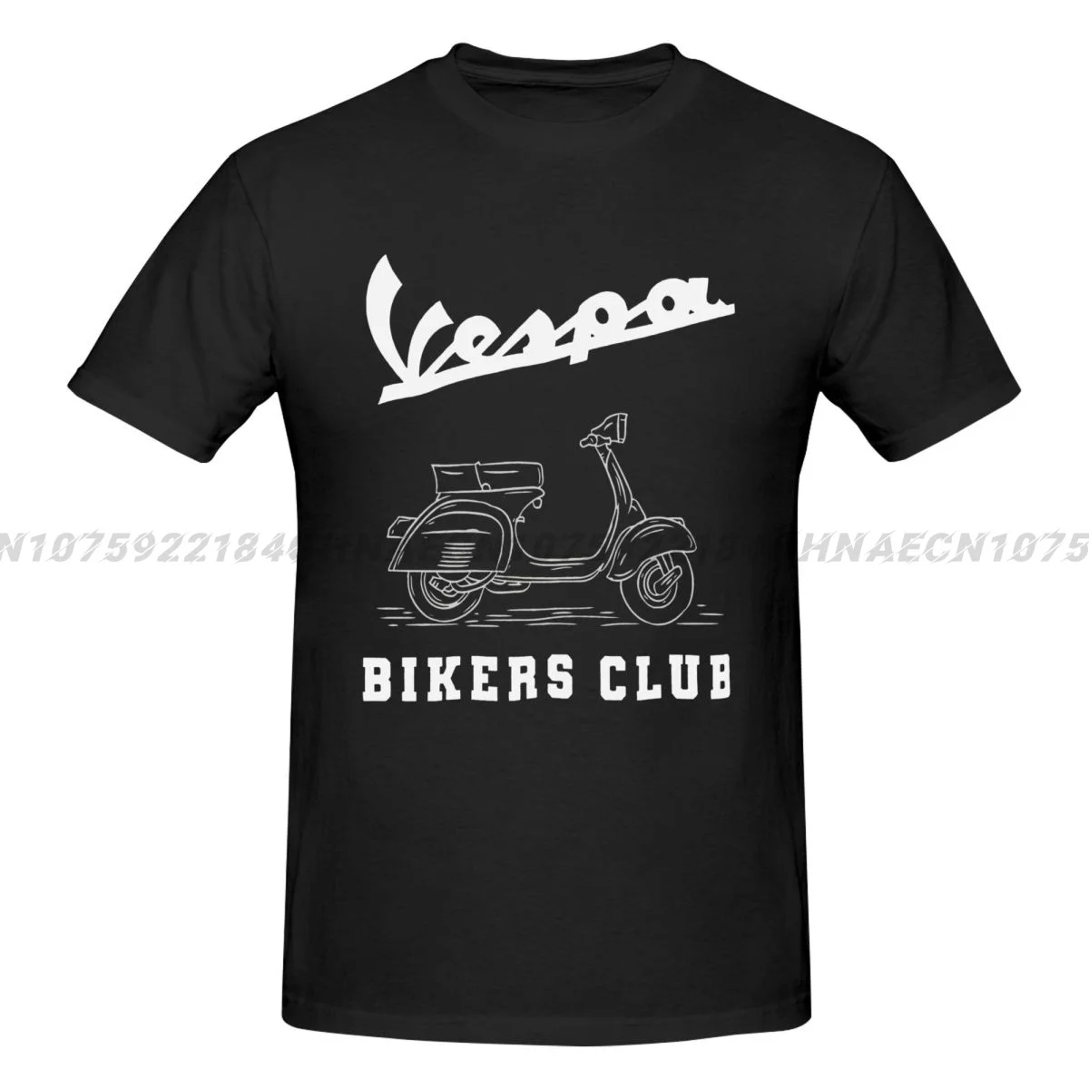 Vespa Logo Apparel T Shirt Men Women Scooter Bikers Club Shirts Novelty Cotton Graphic Printing Cloth