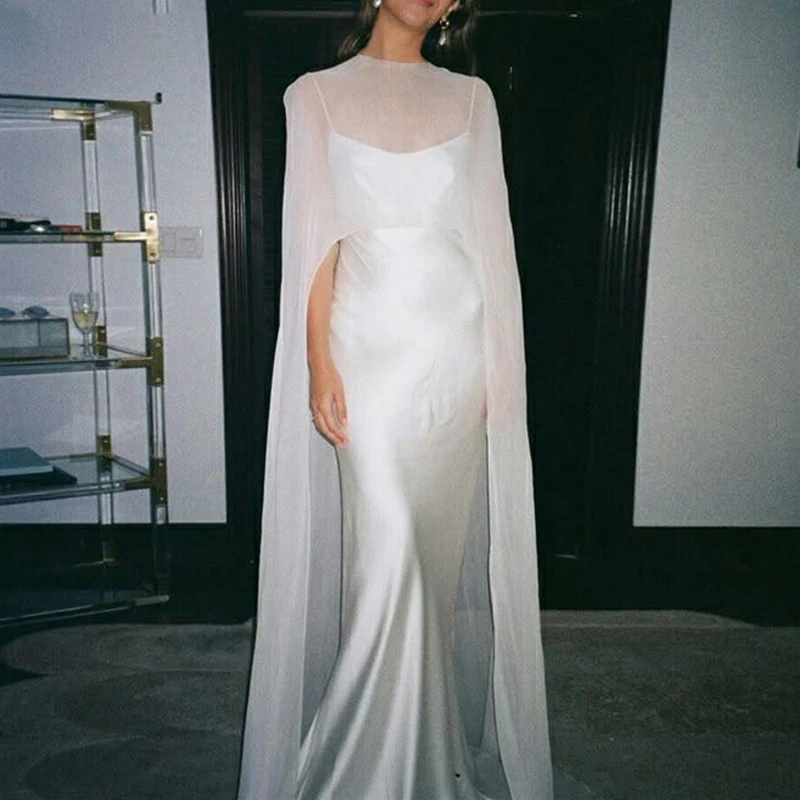 كومباسكي المرأة عالية منخفضة البولكا نقطة/الصلبة اللون شير التستر عطلة الصيف س الرقبة كيب بلوزة الإناث سترة طويلة الحفلات #5