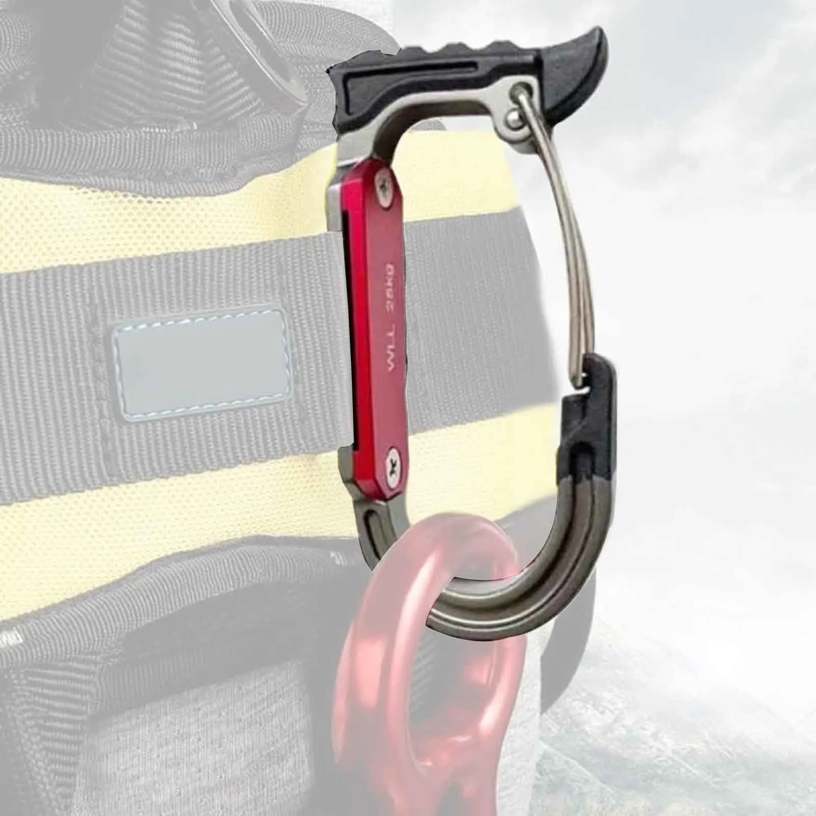 تسلق الصخور تسخير كليب أربوريست الغابات أداة تسلق الجبال Quickdraw حلقة تسلق الرف على ارتفاعات عالية العمل الإنقاذ QR هوك