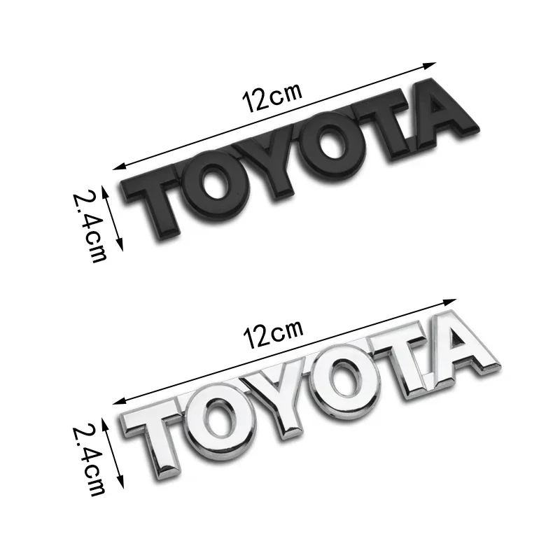 1 قطعة ثلاثية الأبعاد لاصق الشعار الأمتعة شعار لتويوتا GT86 RAV4 كورولا كامري أتمنى كراون ريز حقوق الإنسان أفالون هايلاندر ريز بريوس يارس فيوس