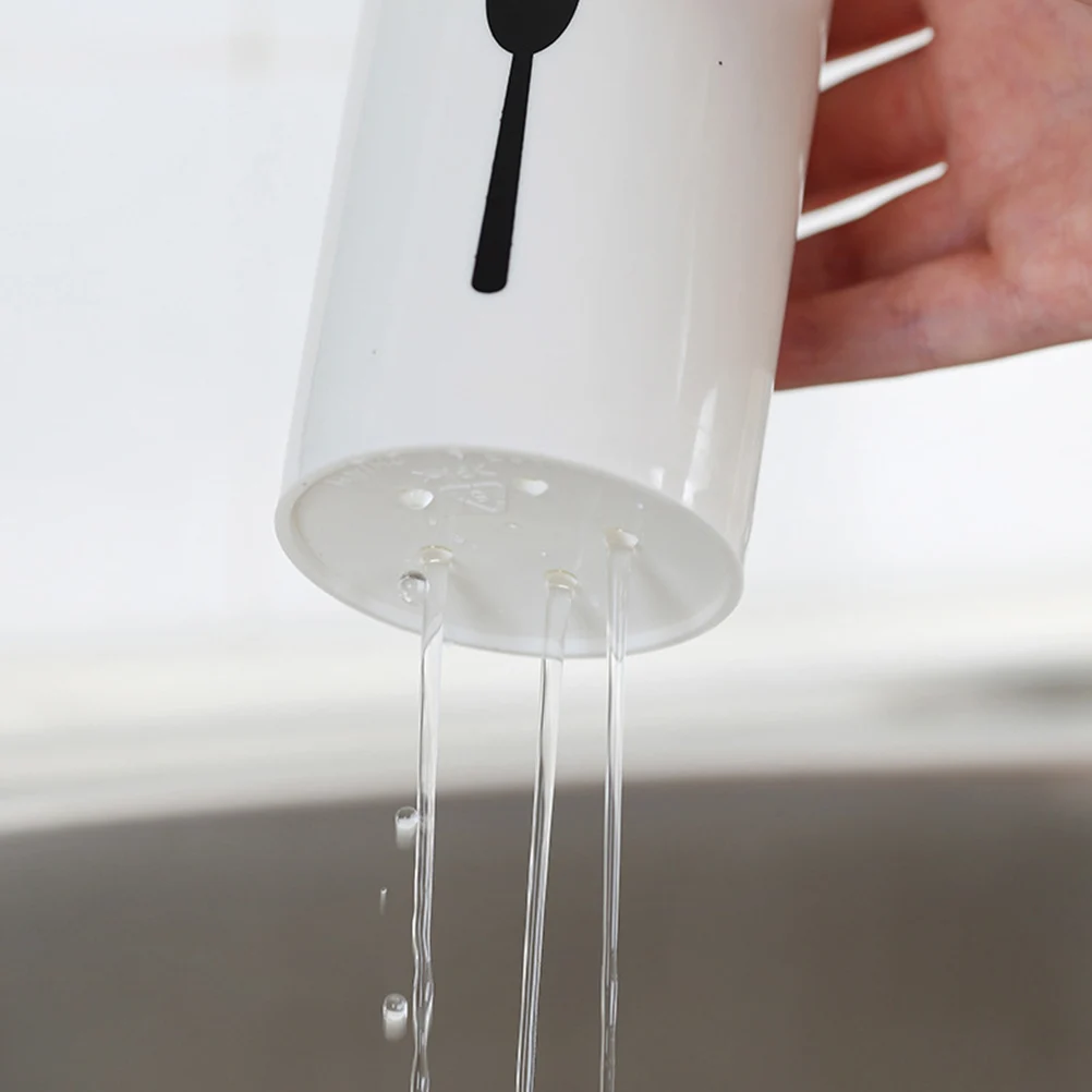 

Oak Chopsticks Storage Holder Flatware Organizer Wood Base Cutlery Utensil Kitchen Countertop Silverware Rack For Spoons