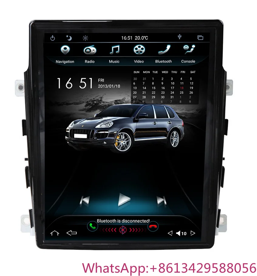 10,4'' Android 9.0 6-Core 4+64GB GPS Multimedia Player für Porsche Panamera 2011-2016 Auto Video Radio Stereo System