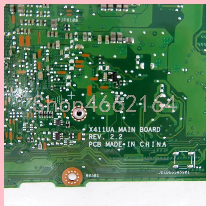 X411UA Mainboard Cho Asus S4000V X411UQ S4200V X411UF K411UN A411UF K411UQ X411UN X411UV F411UF A411UN Laptop Bo Mạch Chủ Sử Dụng