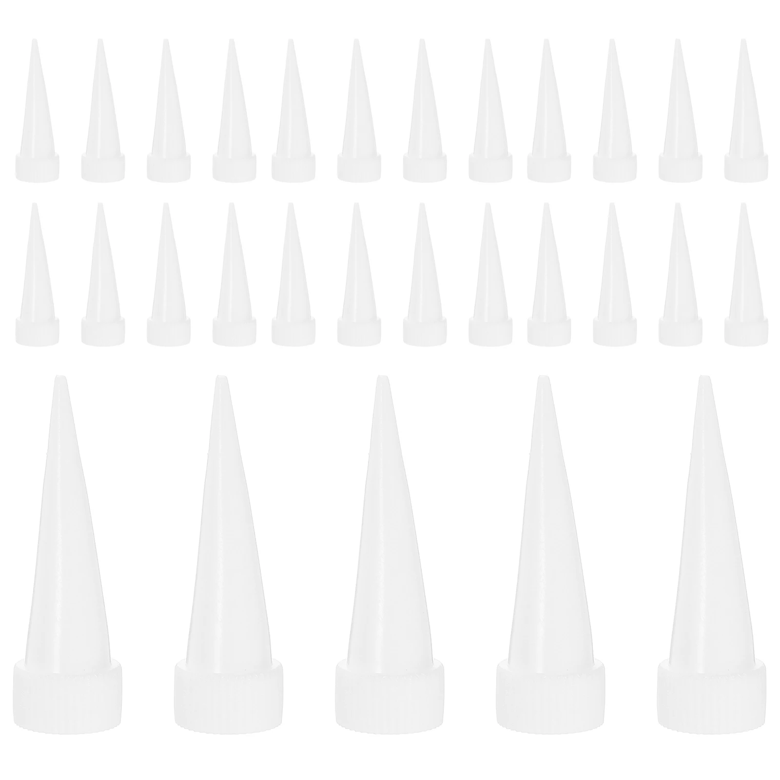 

100Pcs Caulk Nozzle Tips Durable Long Lasting Caulking Tool Kit for Gaps Glue Caulking Tool Kit