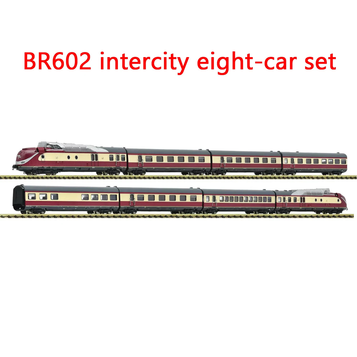 

FLEISCHMANN N Scale 1/160 Toy Train Set 7770001 BR602 Intercity Eight Carriage Digital Sound Train Set Boys Toy Gift