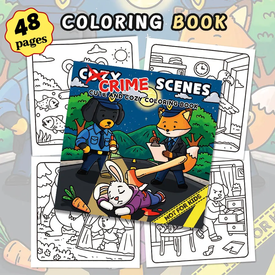 Libri da colorare Hollywood Pop, scene drammatiche, facile da colorare, per genitori a casa - Fai da te per bambini, relax, sbloccare, aumenta la creatività