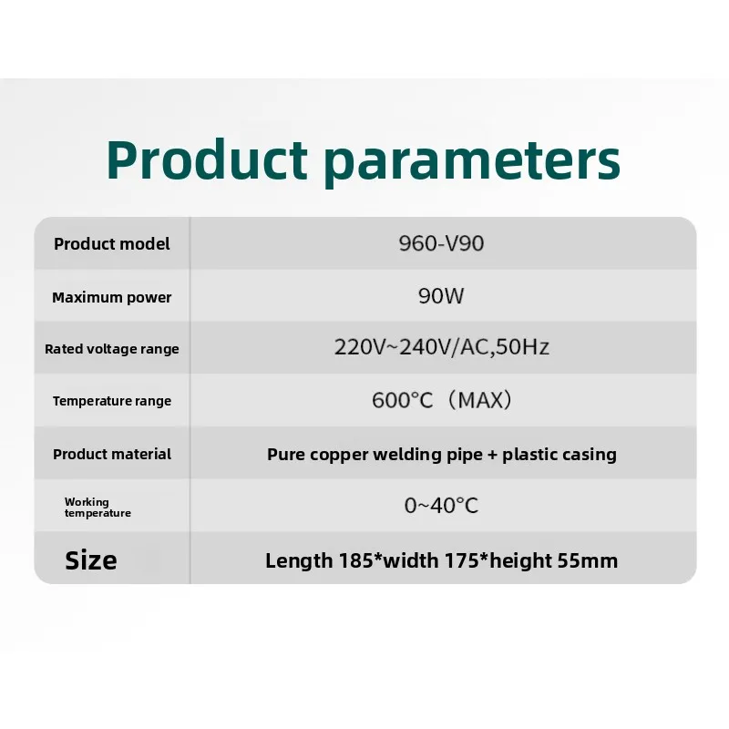 90W car bumper electric soldering iron repair tool, repair welding torch welding machine, plastic repair smoother