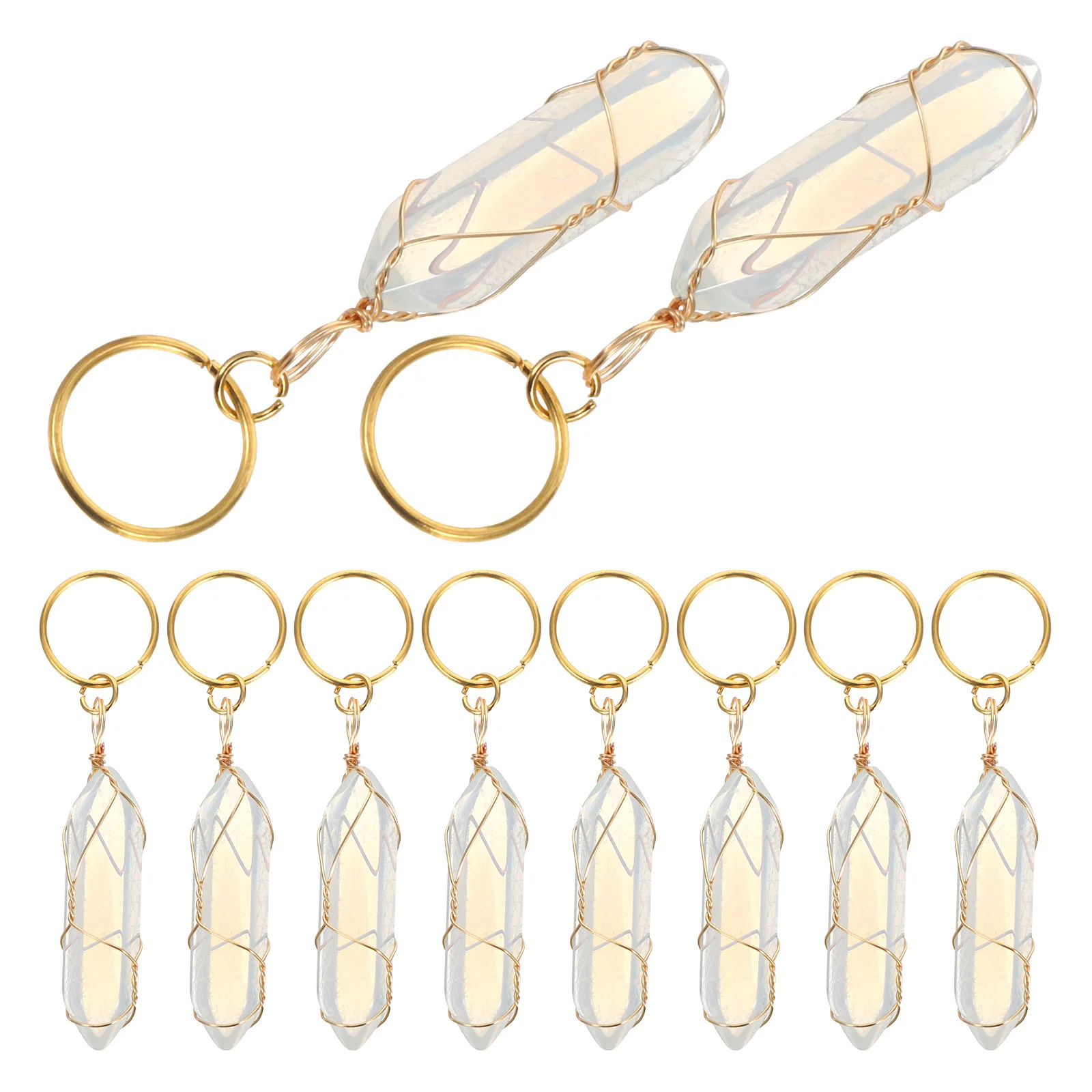 

10Pcs African Hair Accessories Crystal Shaped Charms for Braids Dreadlocks Women DIY Party Decorative Jewelry Jewelry for Braids