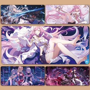 Honkai Impact 3rd Elysia Bronya Zaychik Raiden Mei XXL Large Mousepad Keyboard Pad  Mouse Pad