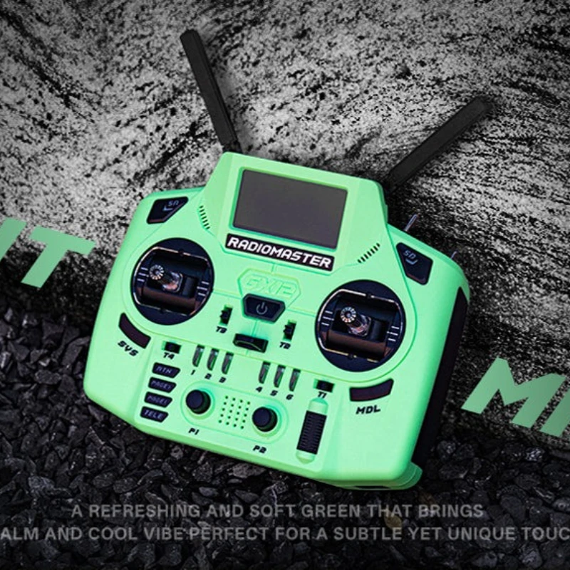 

RadioMaster GX12 Crush Remote Controller with ELRS Protocol, Dual 2.4G, Dual 1W Hall Joystick (ELRS / M2)