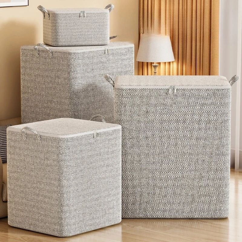 Spezielle Aufbewahrungstasche für Kleidung, Bettdecken-Umzugsbox, Haushalt-Schlafzimmer-Aufbewahrungstasche Sortierbox mit Großer Kapazität