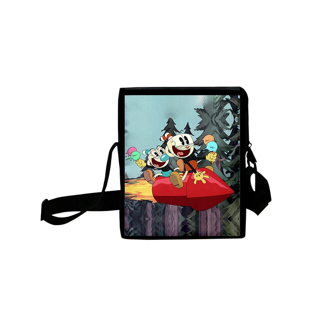 De Cuphead Tonen Cartooon 2023 Nieuwe Zak Mode Dagrugzak Oxford Doek Tas Tas Unisex Tas