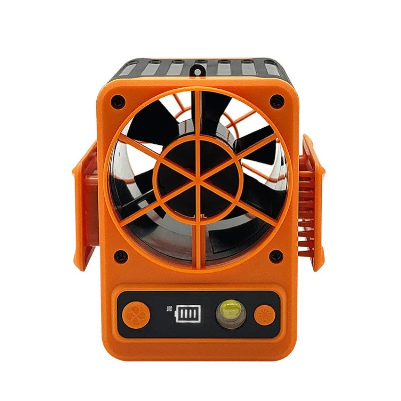 Portable Waist Clip Fan Large Capacity Adjustable Wind Speed Single Dual Air Outlet Personal Wearable Cooling Hardware