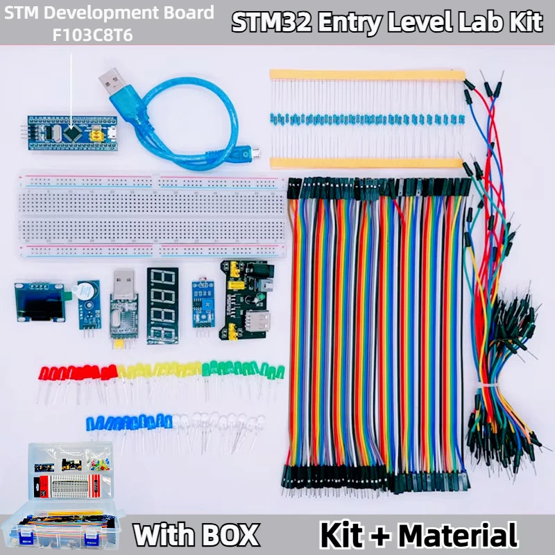 

STM32 Development Board Starter Kit Advanced Kit STM32F103C8T6 Minimum System Board Introductory More Than Ten types a Set